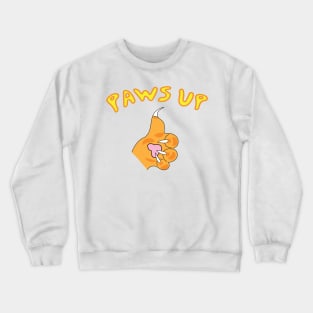 paws up thumbs up Crewneck Sweatshirt